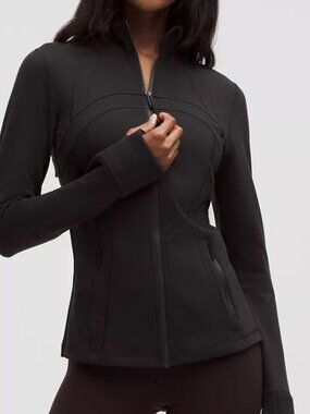 Lululemon Define Jacket Luon Black Size 8 EUC